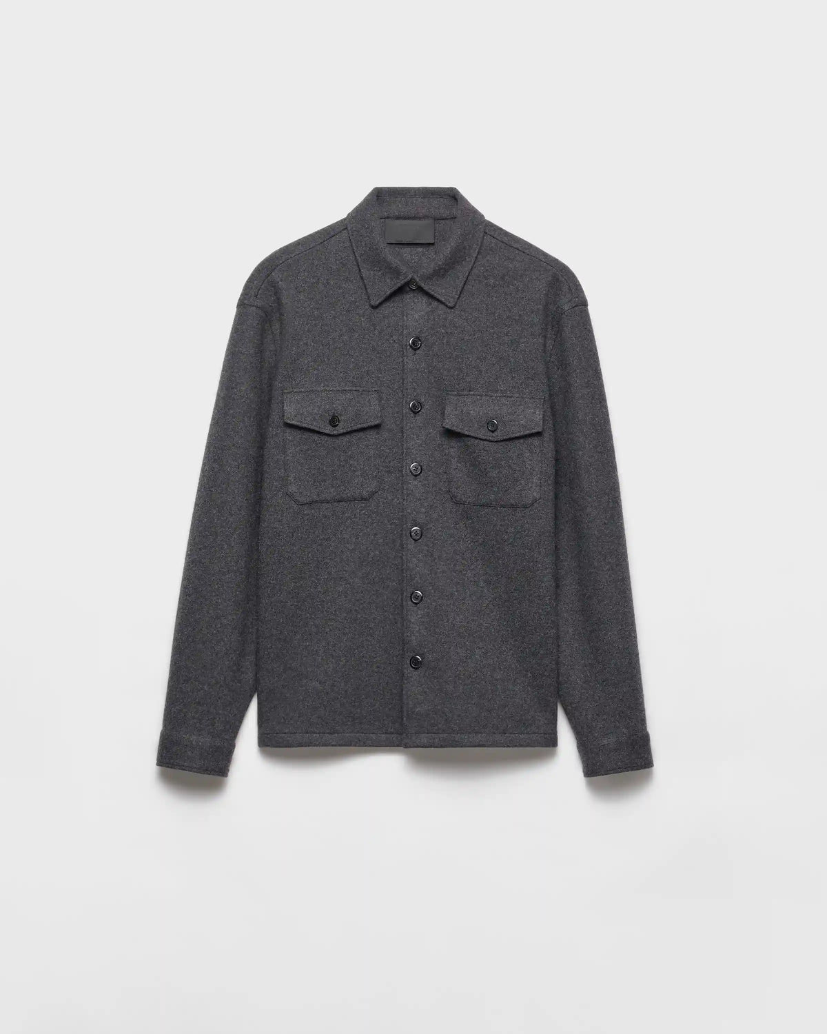 Wool blend shirt