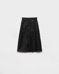 Flared Re-Nylon skirt