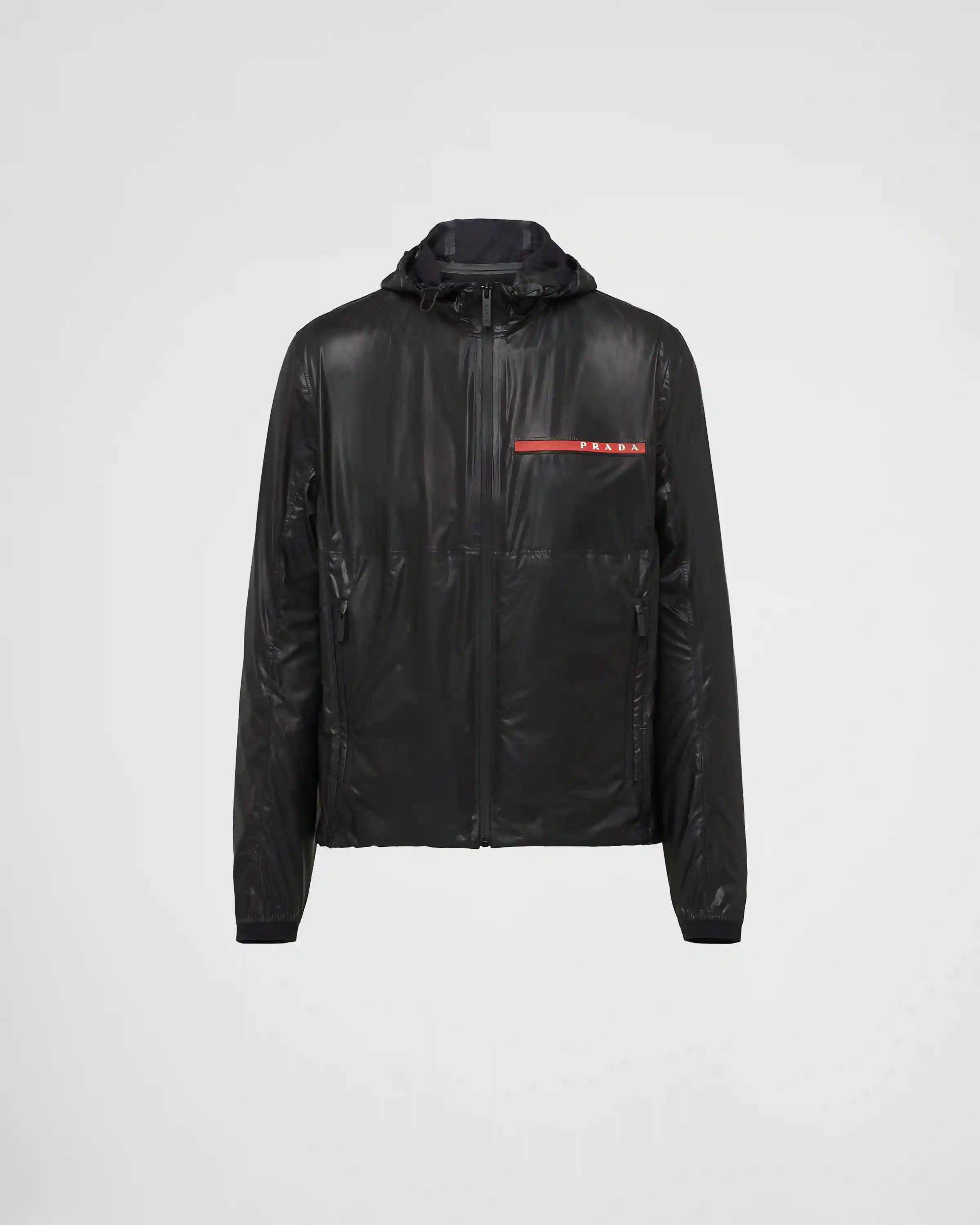 Light Re-Nylon hooded jacket