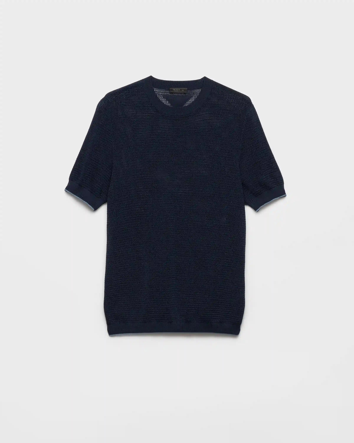 Silk and cotton crew-neck sweater