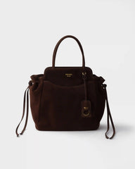 Prada Carry medium suede bag