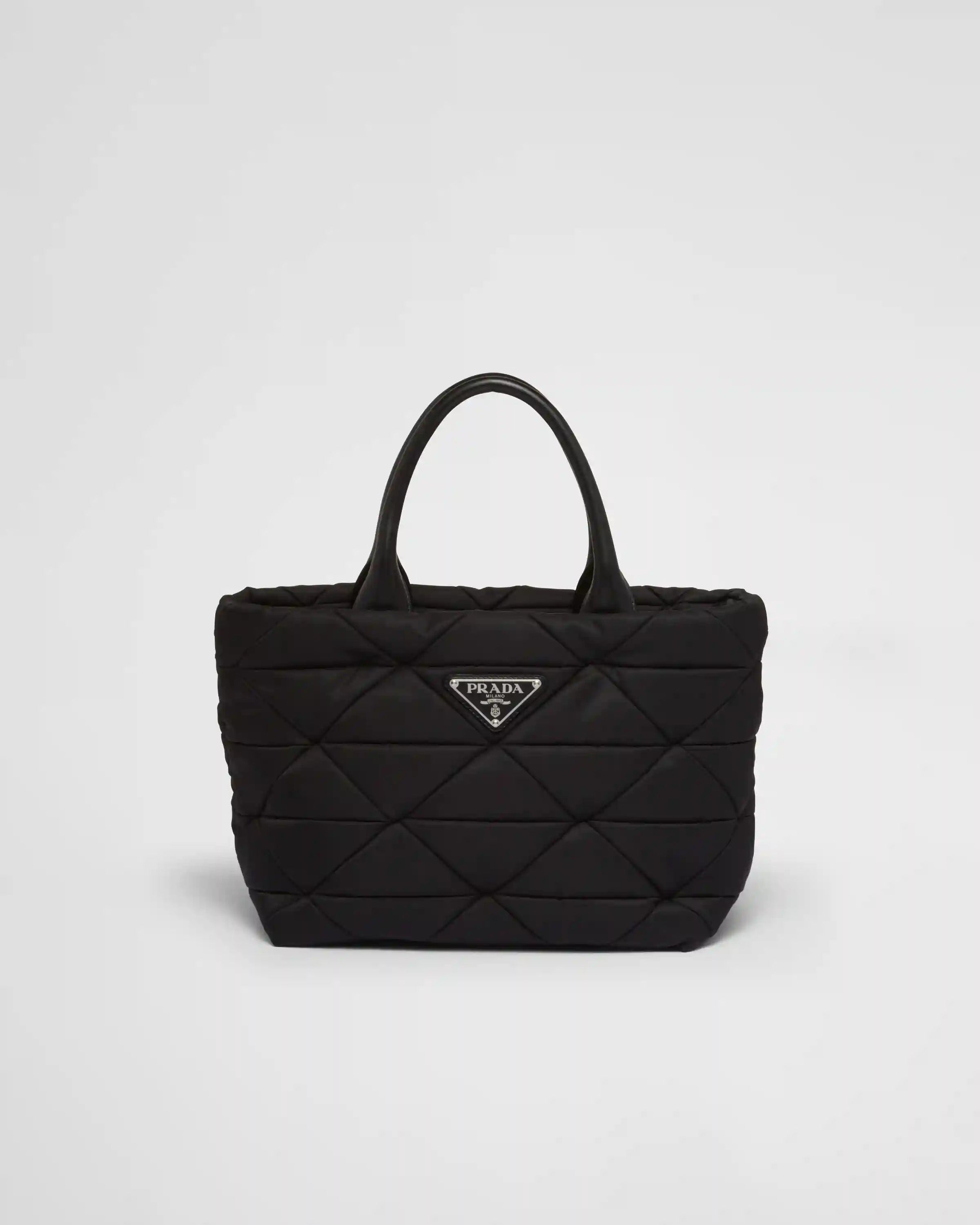 Small Re-Nylon padded tote bag
