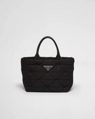 Small Re-Nylon padded tote bag