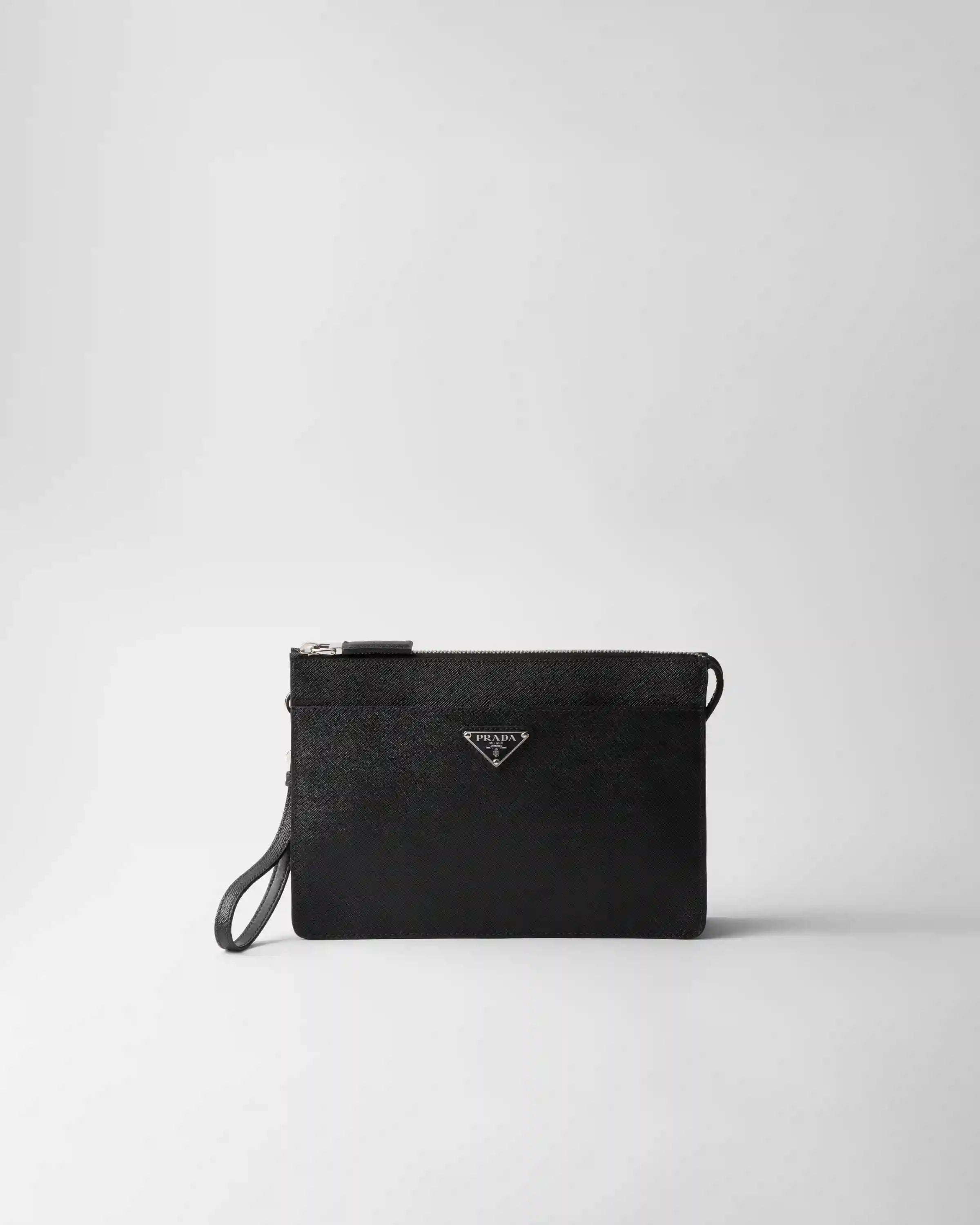 Saffiano Leather Pouch