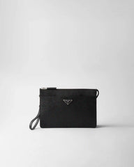 Saffiano Leather Pouch