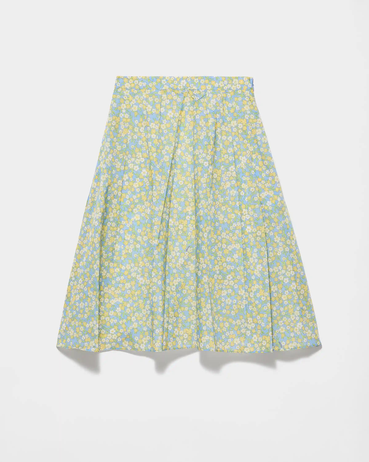 Full floral print Re-Nylon skirt 