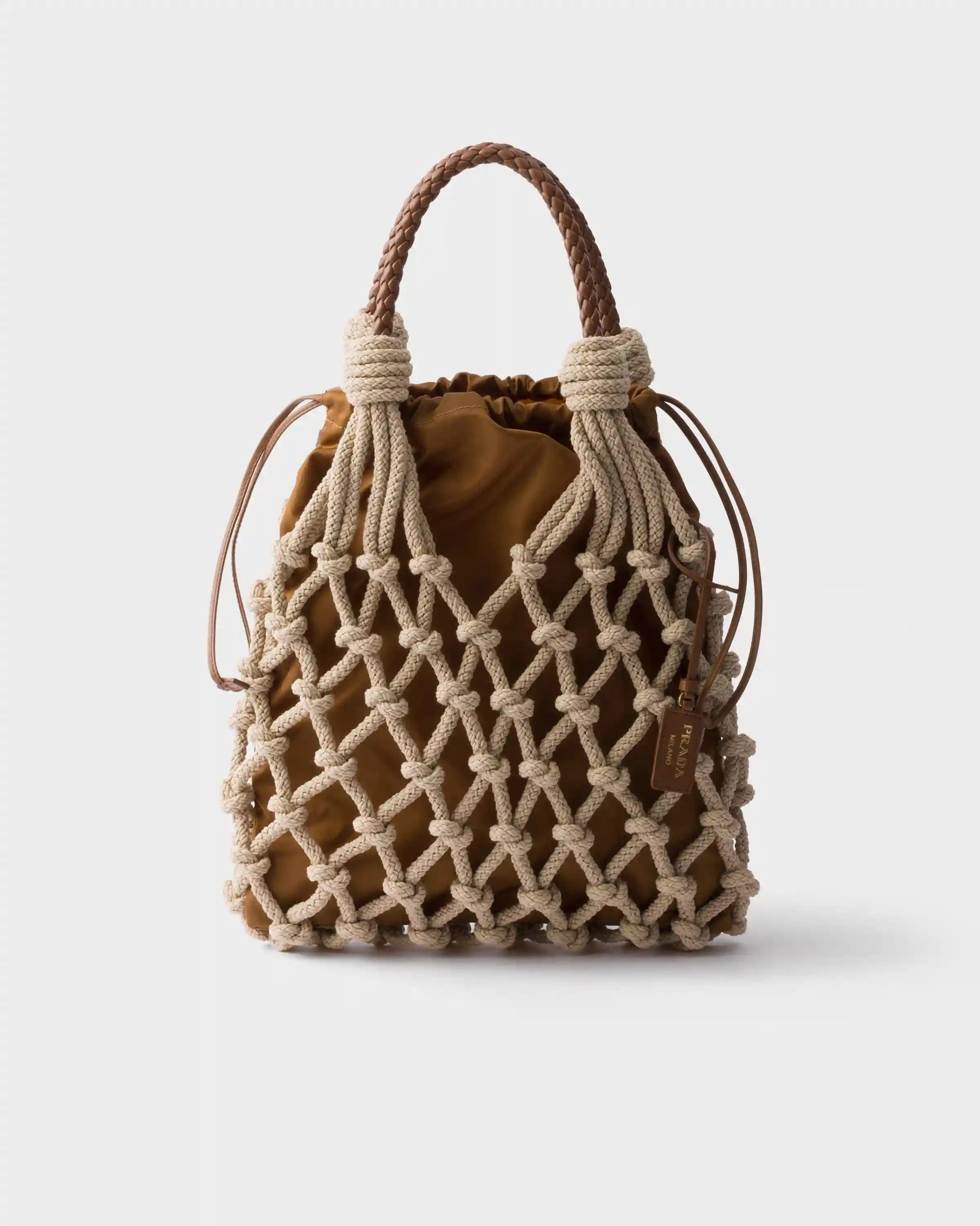 Prada NouÃ© medium cotton macramÃ© bag