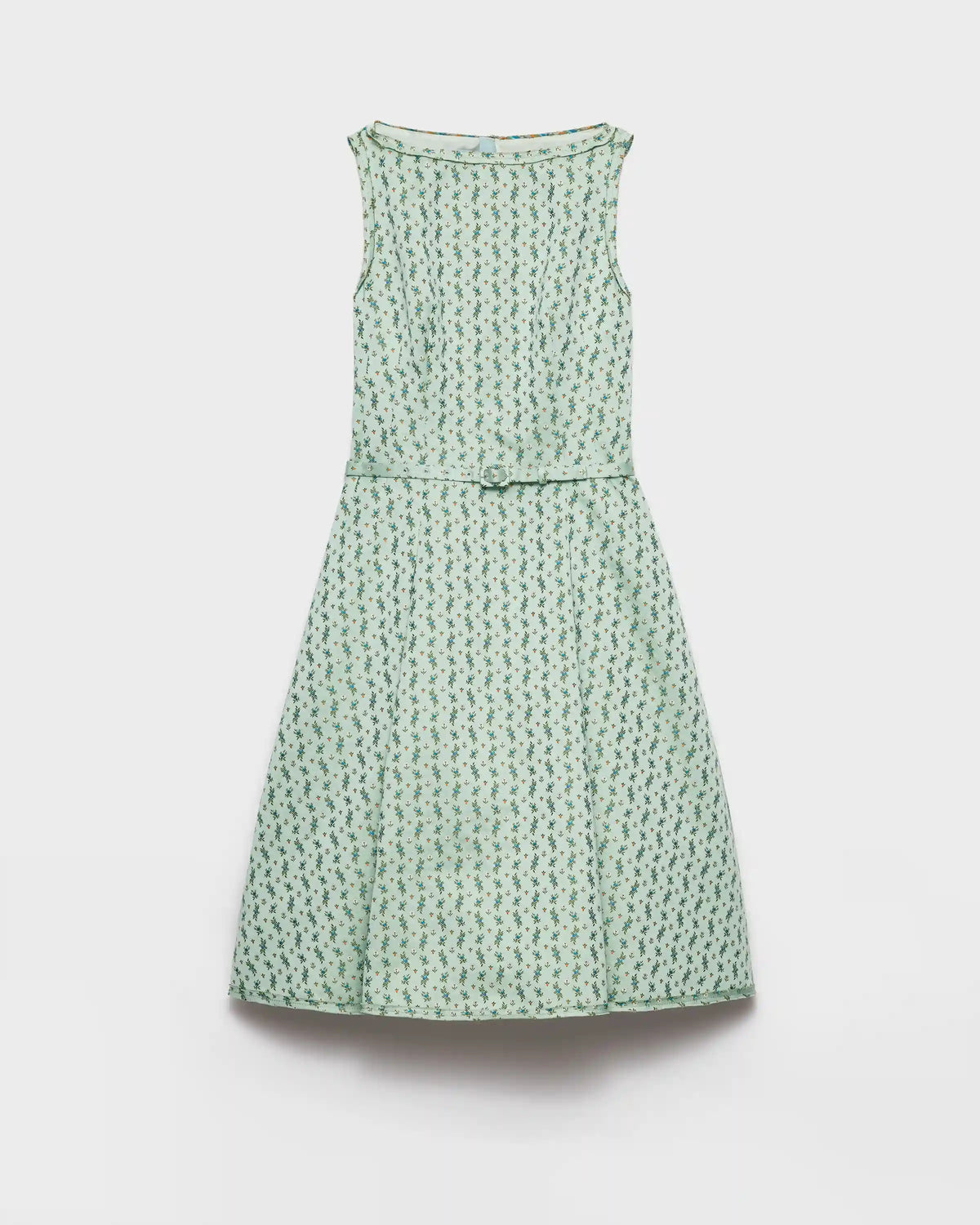 Floral print duchess dress