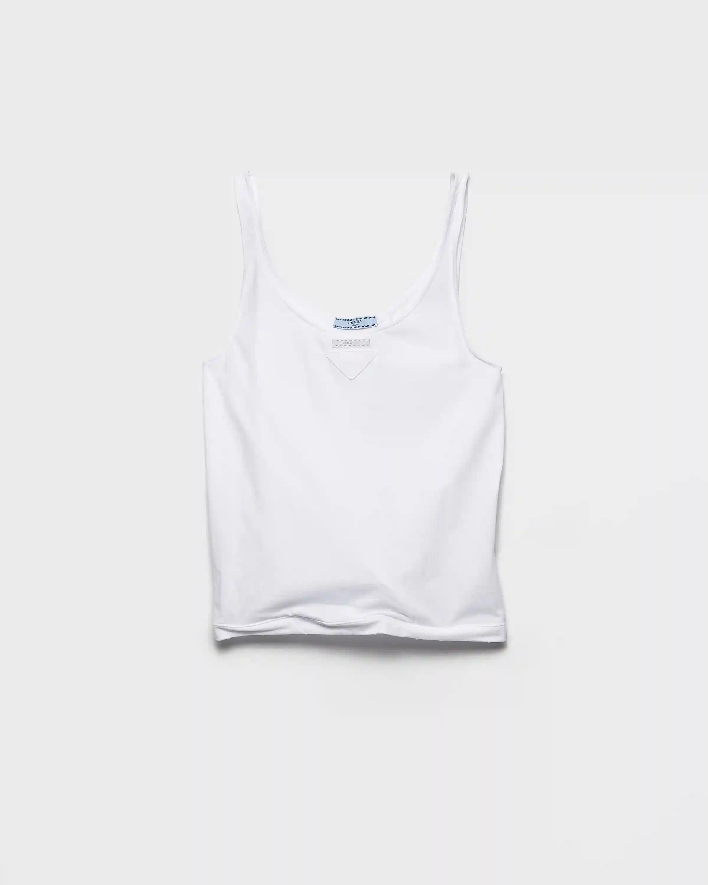 Cotton jersey tank top