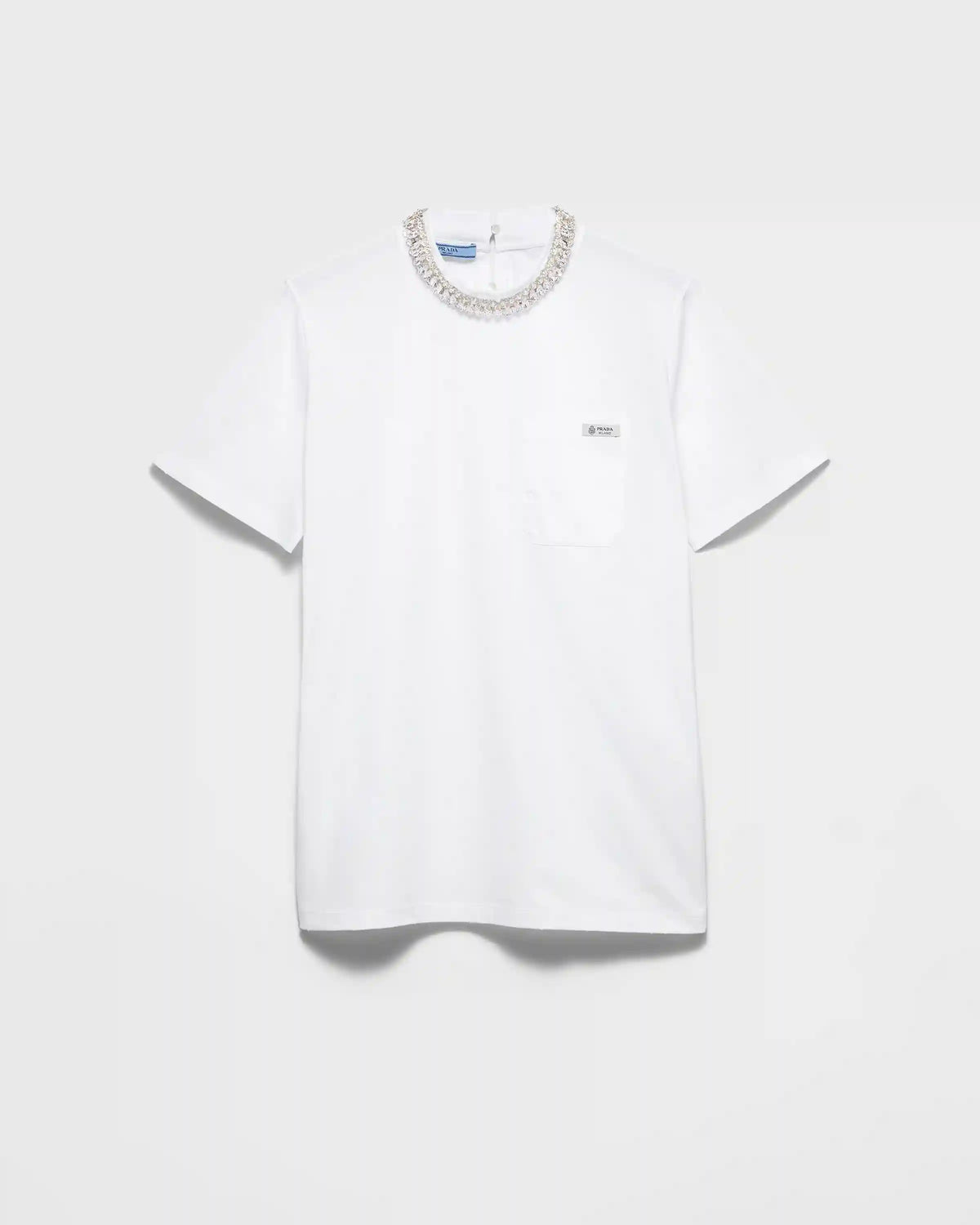 Embroidered jersey T-shirt 