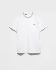 Embroidered jersey T-shirt 