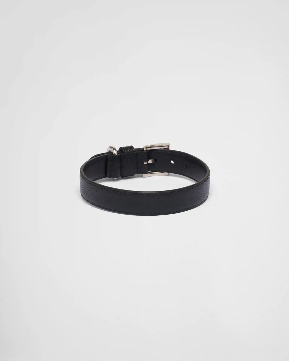 Saffiano leather pet collar
