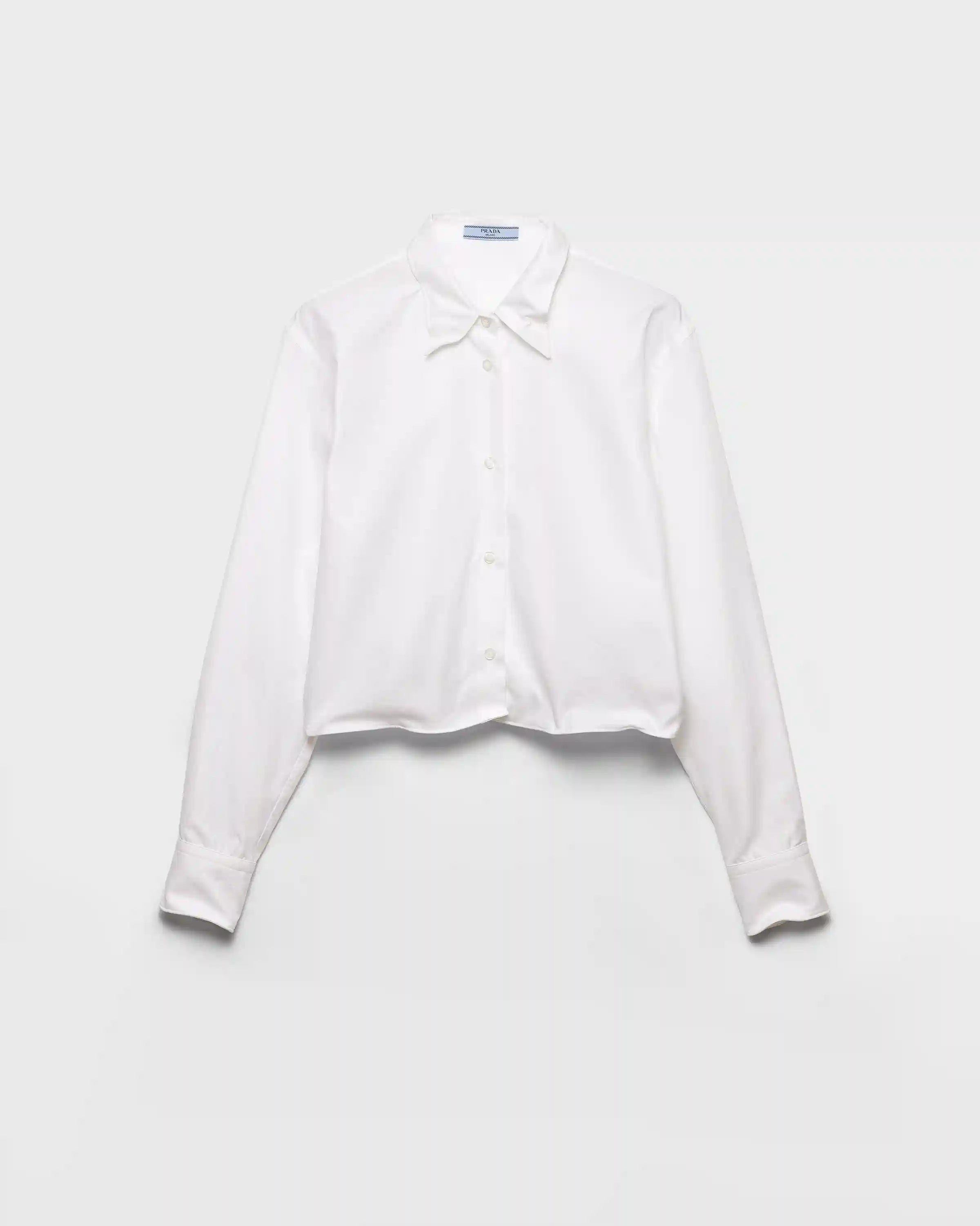 Shapeable cotton shirt