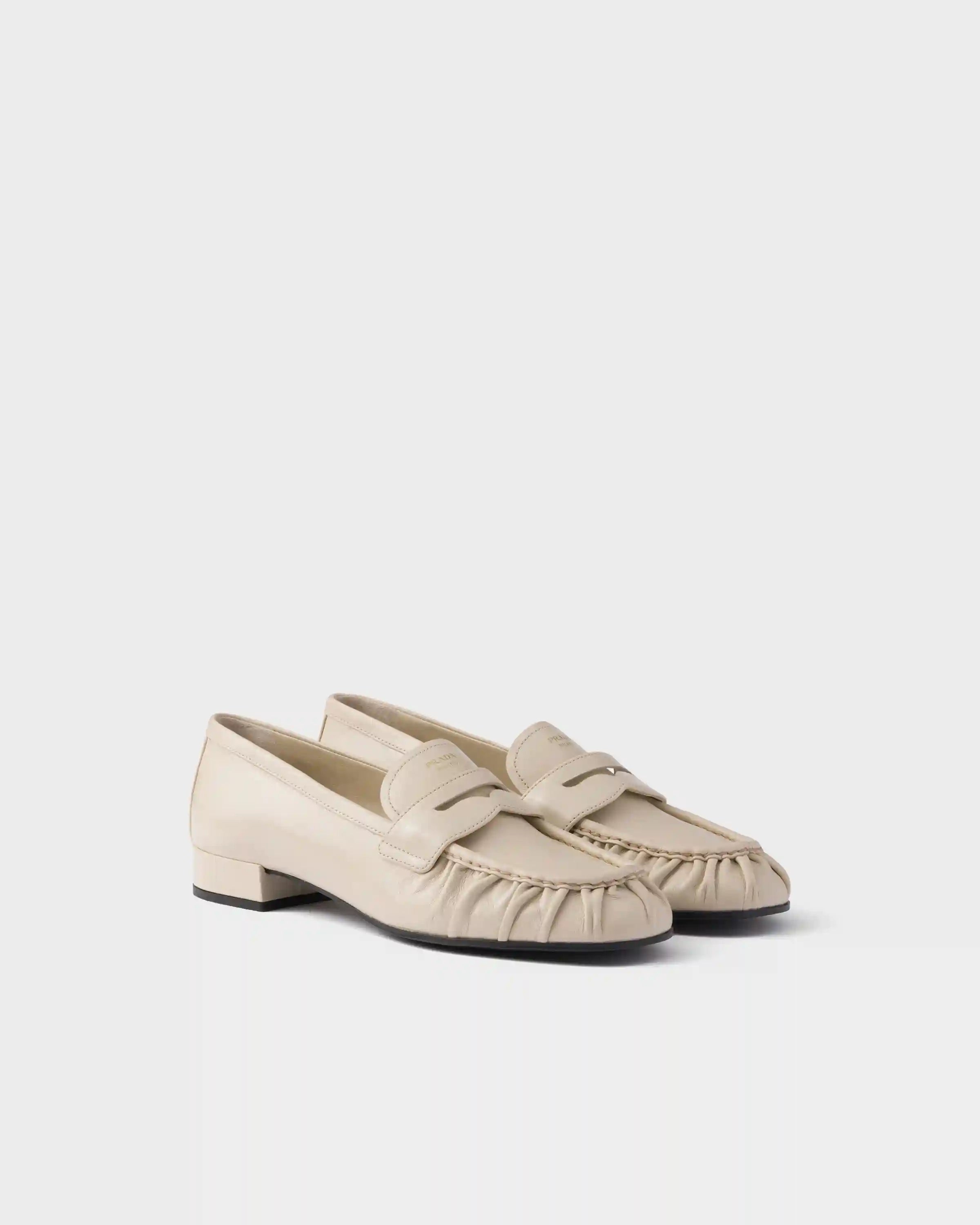 Leather loafers