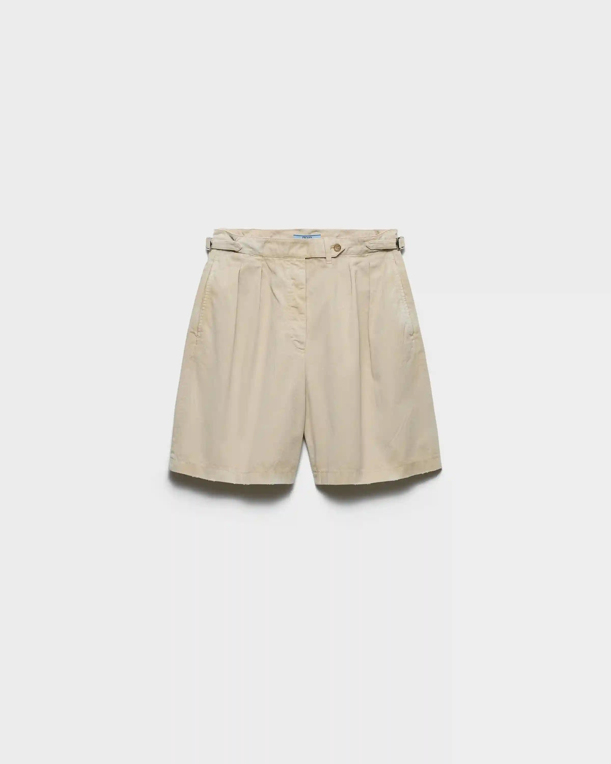 Garment-dyed old gabardine shorts