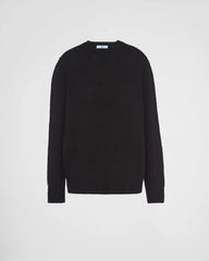 Wool and cashmere crew-neck sweater